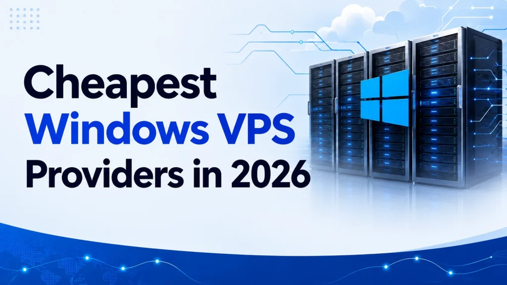 Cheapest Windows VPS providers in 2026 with Windows server racks