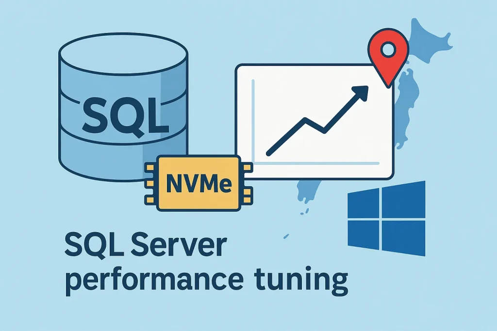 SQL Server performance tuning on Windows VPS in Tokyo with NVMe storage